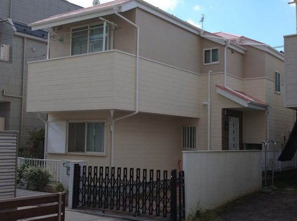 東京都葛飾区(戸建て) 鉄部・外階段塗装 施工後