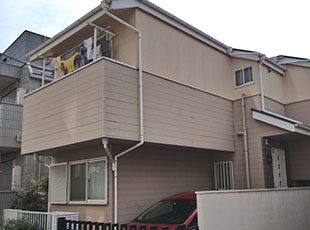 東京都葛飾区(戸建て) 鉄部・外階段塗装 施工前