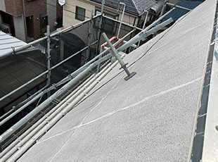 東京都足立区（アパート） 屋上防水工事 施工前