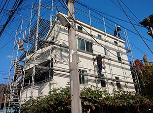 東京都葛飾区(戸建て) 鉄部・外階段塗装 施工前