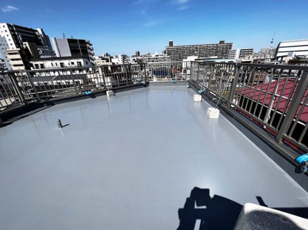 東京都江東区（マンション） 屋上防水工事 施工後