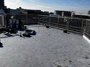 東京都江東区（マンション） 屋上防水工事 施工前