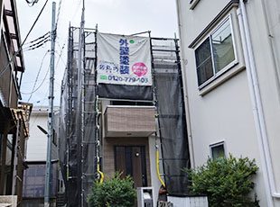 東京都北区（戸建て） 屋根工事 施工中