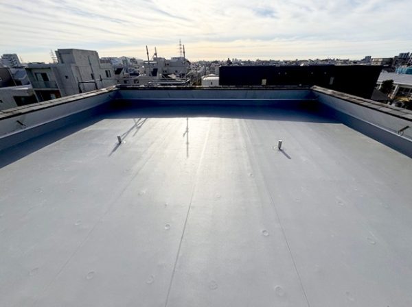 東京都江戸川区（マンション） 屋上防水工事 施工後