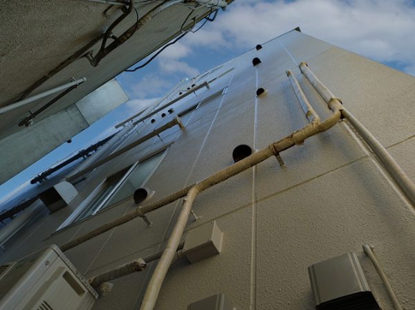 東京都北区（店舗） 鉄部・外階段塗装・外壁塗装・屋根工事 施工後