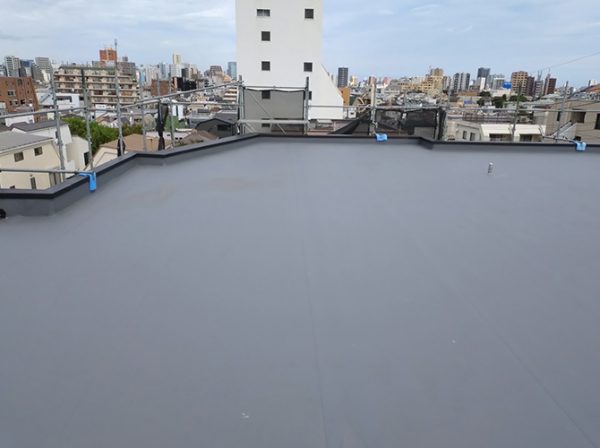 東京都品川区（マンション） 屋上防水工事 施工後