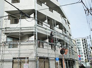 東京都中野区（マンション） 屋上防水工事 施工前