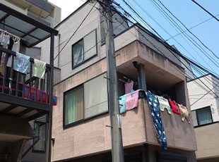 東京都足立区（戸建） 外壁塗装工事 施工前