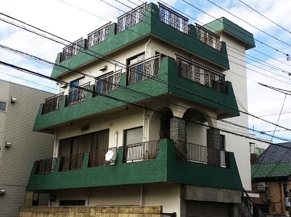 東京都江戸川区 鉄部・外階段塗装 施工前
