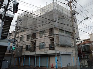 東京都足立区（マンション） 屋上防水工事 施工前