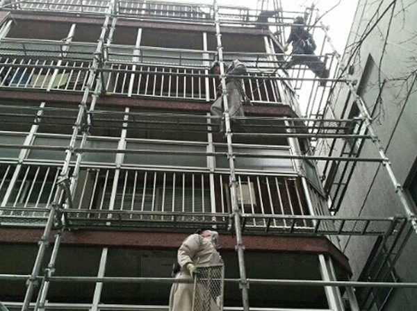 東京都文京区（マンション） 外壁塗装工事 施工前
