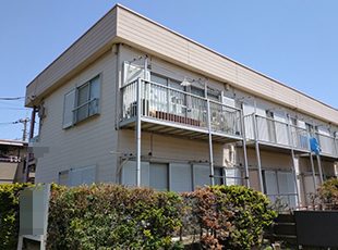 東京都足立区（アパート） 外壁塗装 施工前