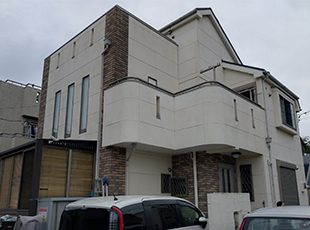 東京都足立区（戸建） 外壁塗装工事 施工前