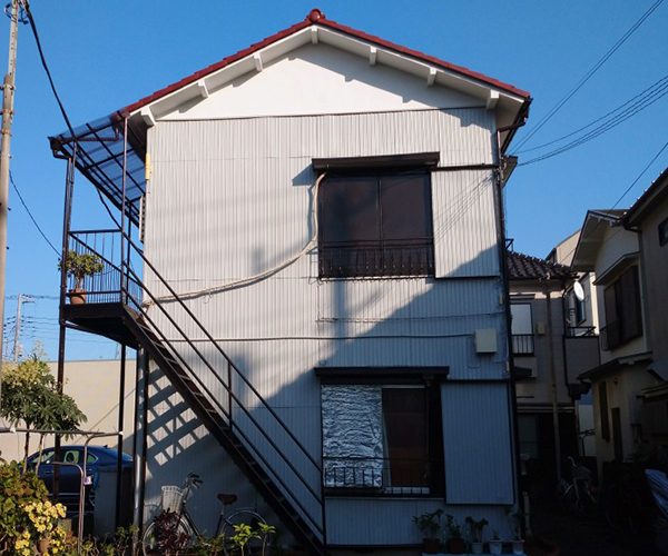 東京都葛飾区（アパート） 外壁塗装 施工後