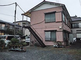 東京都葛飾区（アパート） 外壁塗装 施工前