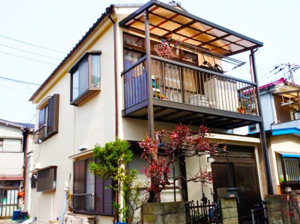 東京都足立区(戸建て) 鉄部・外階段塗装 施工後