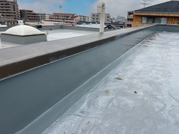 東京都足立区（ビル） 屋上防水工事 施工後