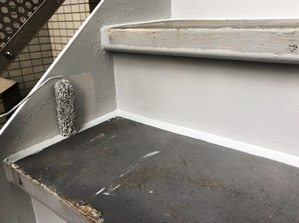 東京都豊島区(マンション) 鉄部・外階段塗装 施工前