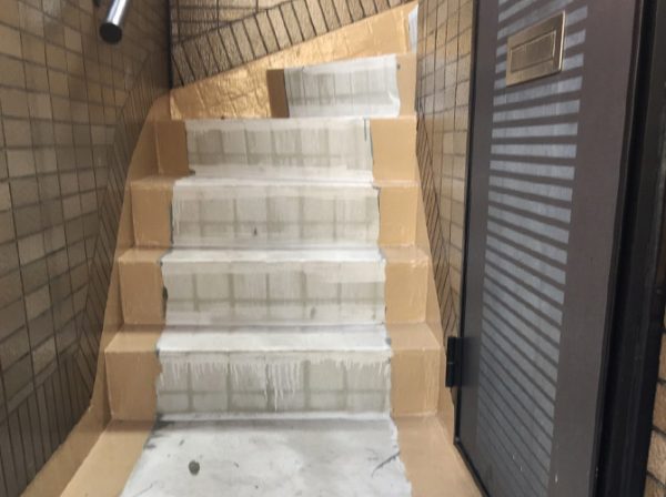 東京都江戸川区（戸建） 長尺シート・鉄部・外階段工事 施工前