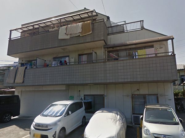東京都足立区（アパート） 外壁塗装 施工前