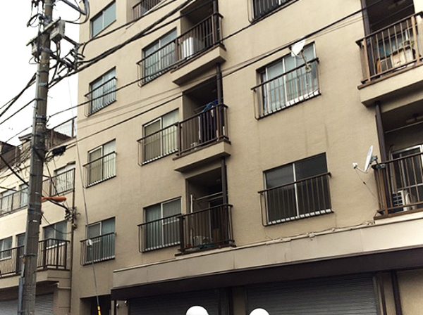 東京都足立区(マンション) 外壁塗装 施工前
