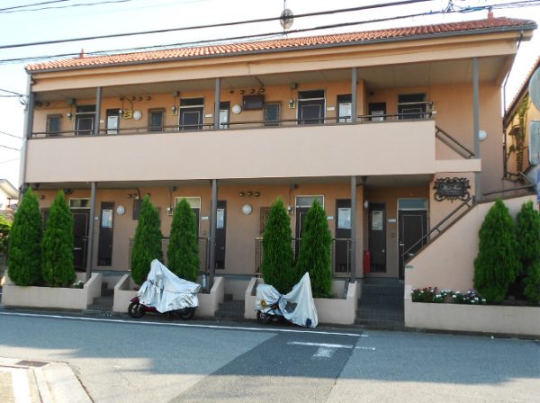 東京都足立区（アパート） 外壁塗装 施工前