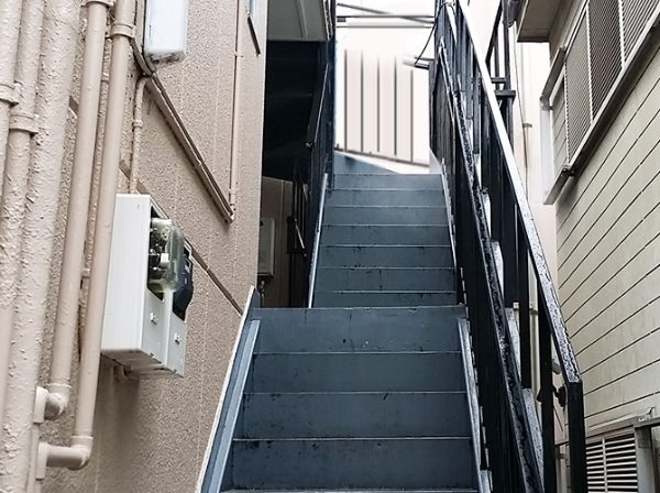 東京都杉並区（アパート） 鉄部・外階段工事 施工前