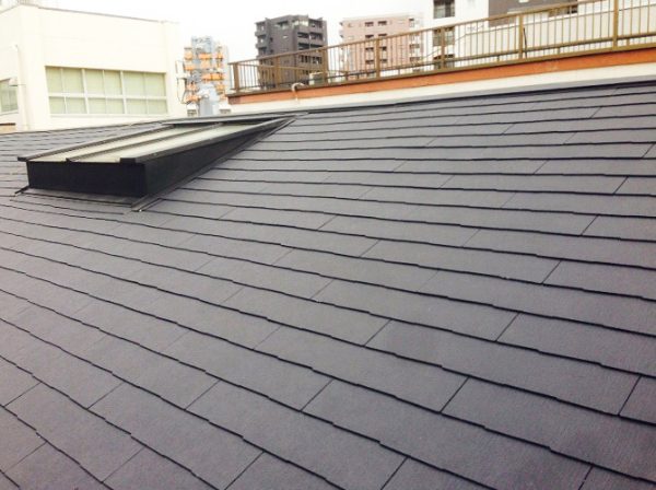 東京都品川区（店舗） 鉄部・外階段塗装・屋根工事 施工後