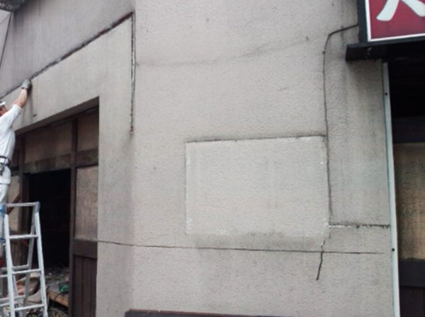 東京都荒川区（ビル） 外壁塗装 施工前