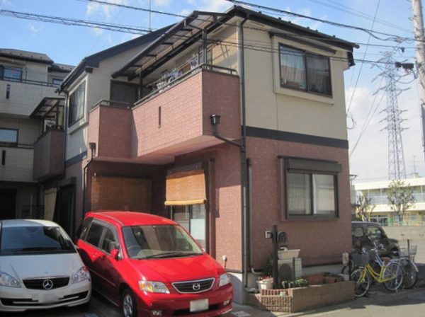 東京都武蔵村 外壁塗装 施工前