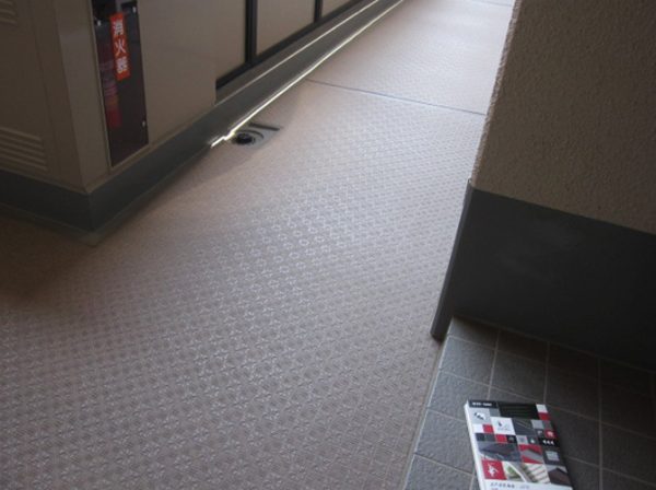 埼玉県（マンション） 長尺シート工事・高圧洗浄 施工前