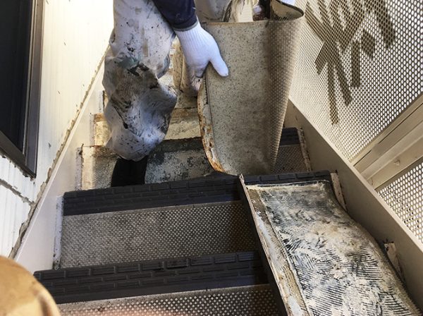 神奈川県大和市 鉄部・外階段塗装 施工前