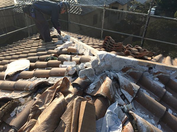 神奈川県鎌倉市（アパート） 屋根工事 施工前