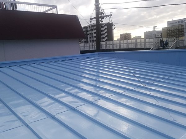 神奈川県横浜市（店舗） 屋根工事 施工後