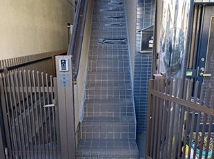東京都板橋区(戸建て) 鉄部・外階段塗装 施工前