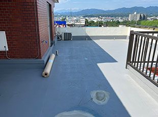 東京都八王子市（マンション） 屋上防水工事 施工前