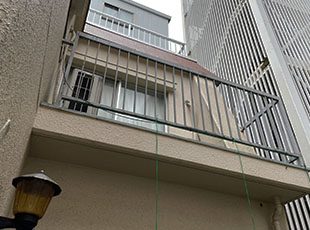 東京都世田谷区(戸建て) 鉄部・外階段塗装 施工前