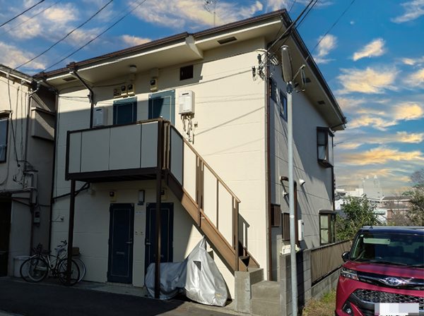 東京都北区（アパート） 外壁塗装 施工後