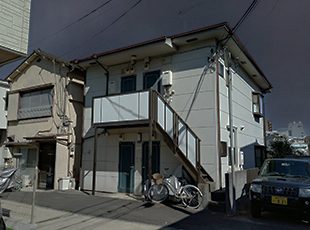 東京都北区（アパート） 外壁塗装 施工前
