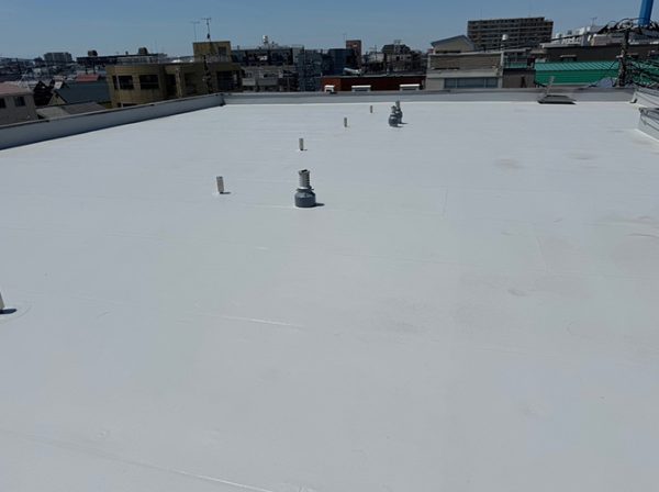東京都目黒区（マンション） 屋上防水工事 施工後