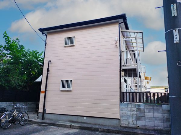東京都江戸川区(アパート) 鉄部・外階段塗装 施工後