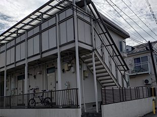 東京都中野区(アパート) 鉄部・外階段塗装 施工前
