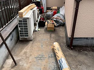 東京都品川区（マンション） 屋上防水工事 施工前