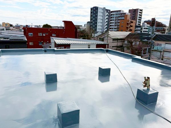 東京都江戸川区（マンション） 屋上防水工事 施工後