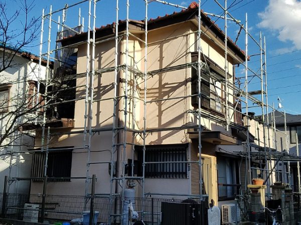 埼玉県草加市 鉄部・外階段塗装 施工前