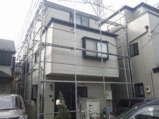 東京都足立区（戸建） 屋上防水・外壁塗装・屋根工事 施工前