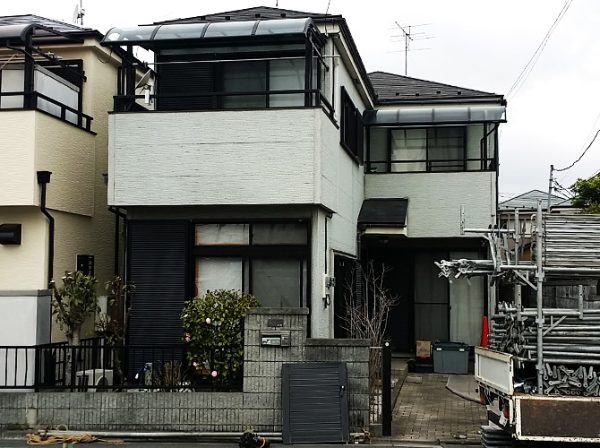 東京都足立区（戸建） 外壁塗装・屋根工事 施工前