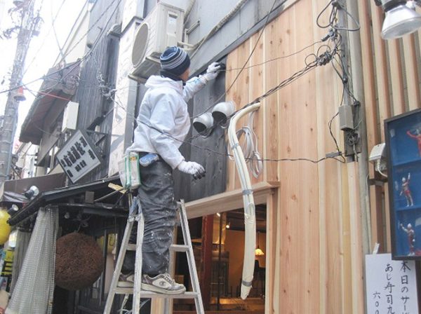 東京都北区（店舗） 外壁塗装・内装・原状回復工事 施工前