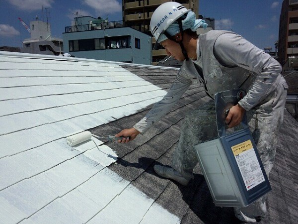 東京都江東区の住宅で外壁塗装・屋根塗装｜ハナコレクション（70B）・遮熱サーモアイ