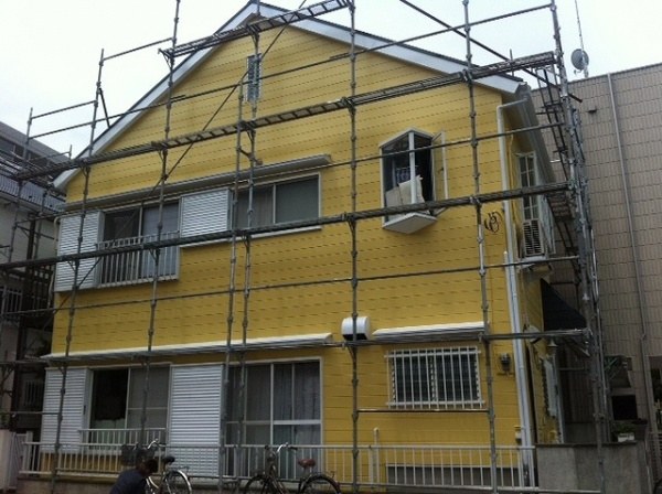 東京都足立区の住宅で外壁・屋根塗装工事｜お隣と一緒にハナコレクション・遮熱サーモアイ